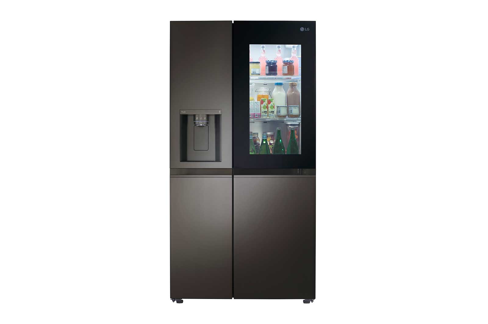 Knock on LG's 'InstaView' fridge and it'll show you your groceries 
