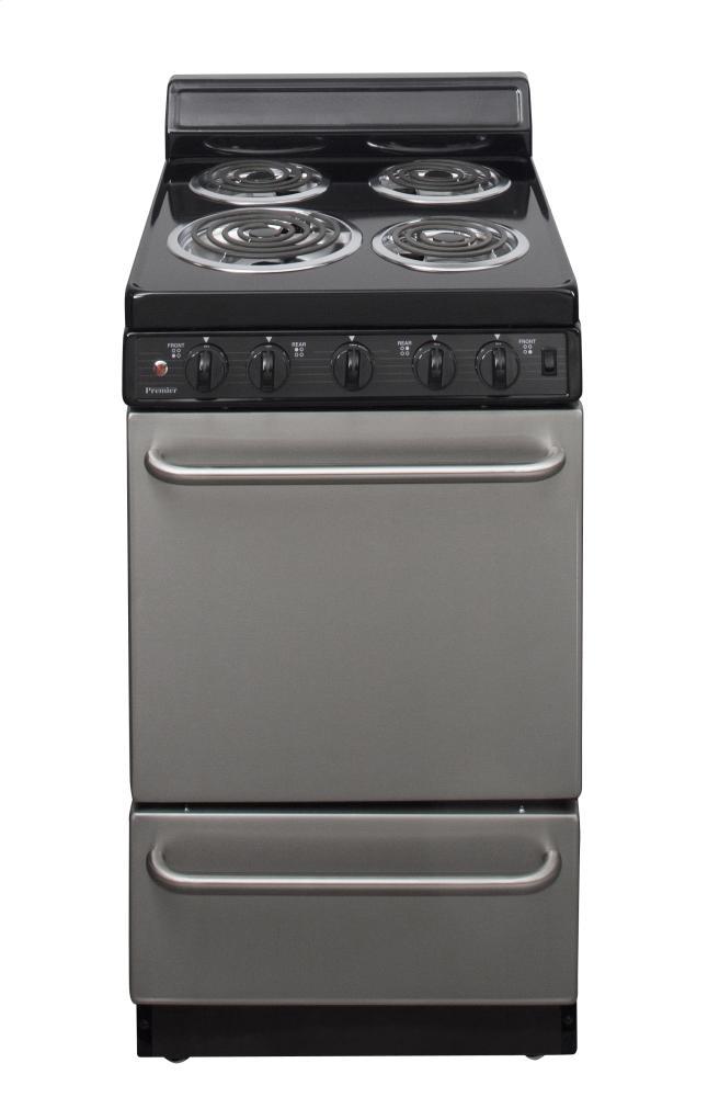 20 in. 2.42 cu. ft. Electric Range in Stainless Steel